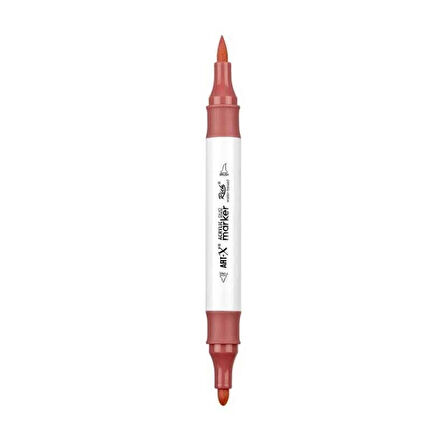 Supertrend Supertrend Acrylic Duo Marker Çift Uçlu Su Bazlı Boyama Markörü No:57 Erguvan