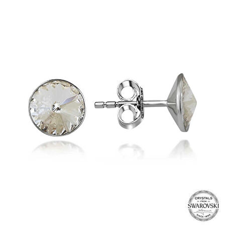 Supertrend Swa Crystal Taşlı Gümüş Çivili Kadın Küpe