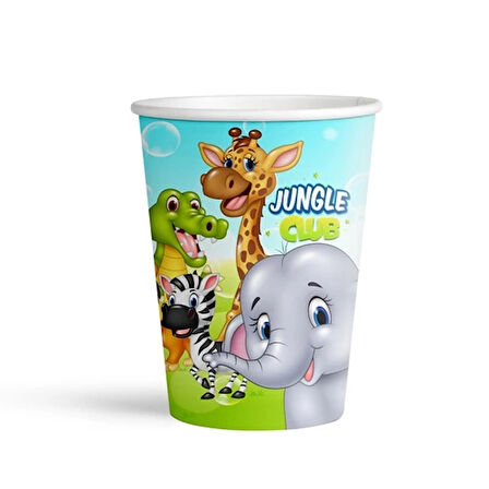 Jungle Club Karton Bardak