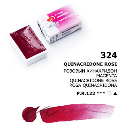 Supertrend White Nights Tam Tablet Sulu Boya 324 Quinocridone Rose