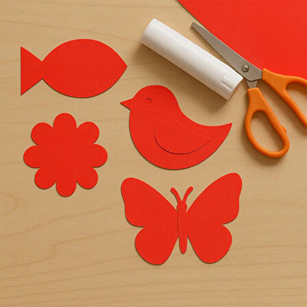 Kırmızı Fon Kartonu 100gr 50x70