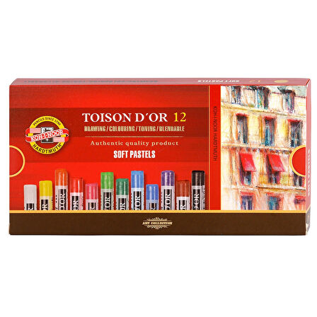 Supertrend Toison D'or Soft Pastel Boya Seti 12 Renk