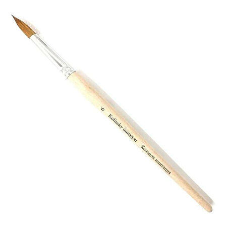 Supertrend Kolinsky Sentetik Yuvarlak Uç Fırça No:6