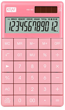 Supertrend Supertrendaüstü Hesap Makinesi 12 Hane PEMBE