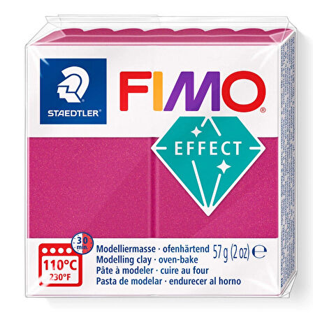 Supertrend Fimo Effect Polimer Kil T21 Metallic Bordeaux