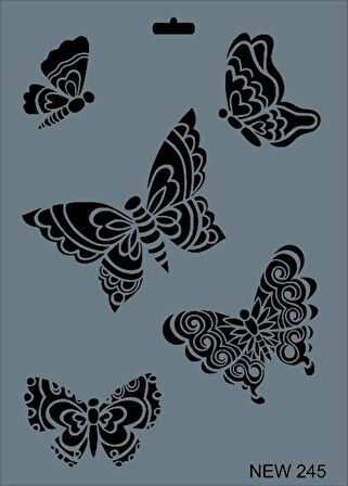 Supertrend Stencil Boyama Şablonu 25x35 cm. NEW-245