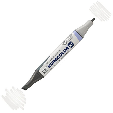 Supertrend Kurecolor Twin S Grafik Çizim Marker Kalemi C.01 Cool Gray 1