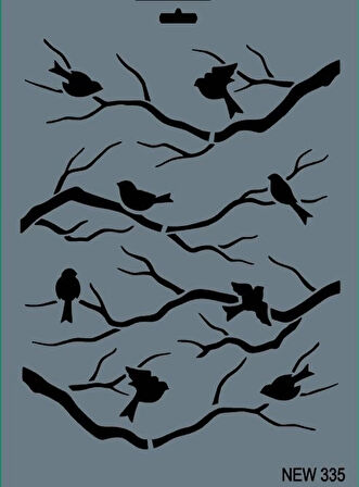 Supertrend Stencil Boyama Şablonu 25x35 cm. NEW-335