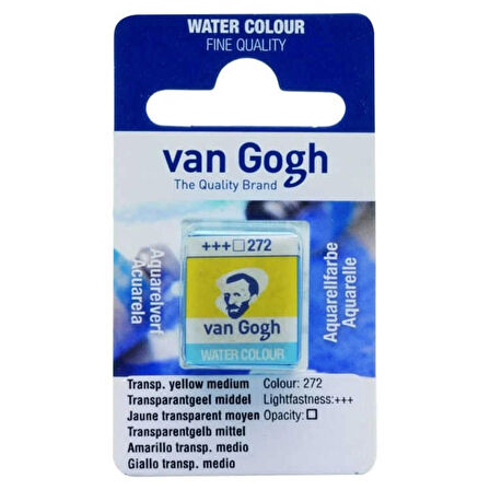 Supertrend Van Gogh 1/2 Tablet Sulu Boya 272 Transparent Yellow Medium
