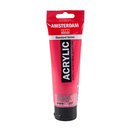 Supertrend Amsterdam Akrilik Boya 120 ml. 317 Transparent Red Medium