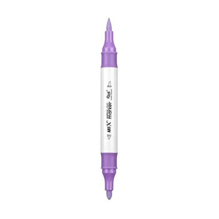Supertrend Supertrend Acrylic Duo Marker Çift Uçlu Su Bazlı Boyama Markörü No:158 Leylak