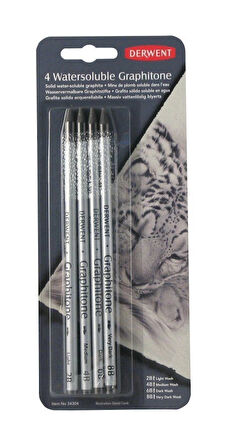 Supertrend Watersoluble Graphitone Suda Çözünebilen Ağaçsız Grafit Kalem Seti 4'lü Blister