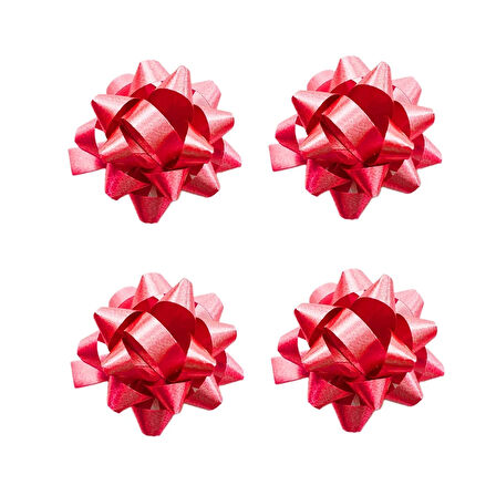 No:2 Kırmızı Hediye Paketi Süsü