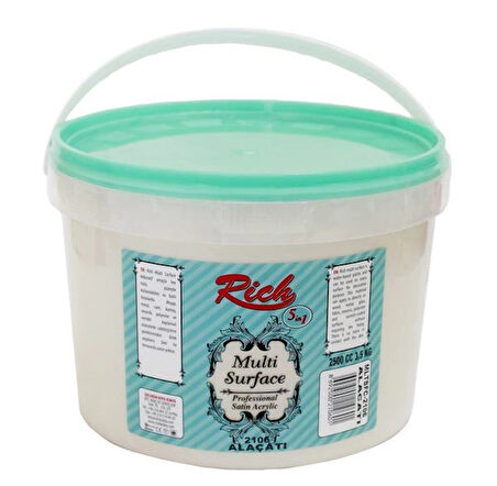 Supertrend Multi Surface Her Yüzey İçin Akrilik Boya 2500 ml. 2106 ALAÇATI