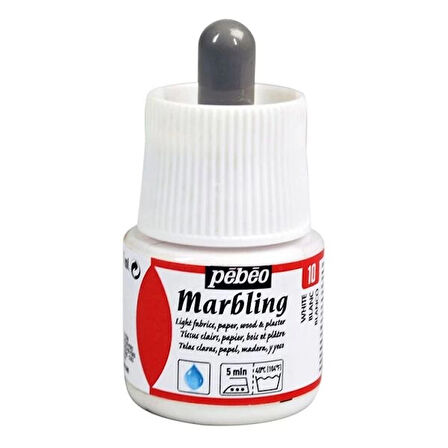 Supertrend Marbling Ebru Boyası 45 ml. 10 White