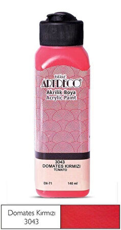 Supertrend Akrilik Boya 140 ml. 3043 DOMATES KIRMIZI