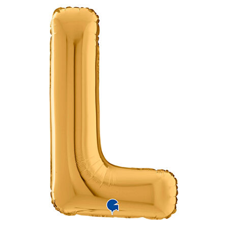 L Harf Supertrend Altın Folyo Balon 26"