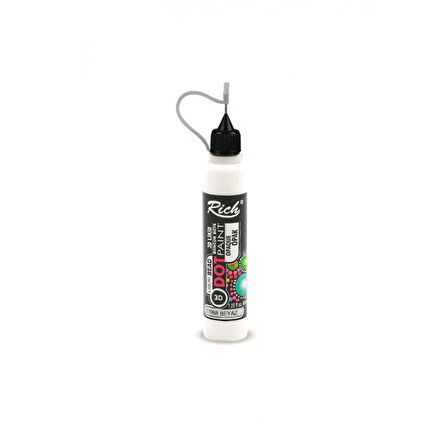 Supertrend 3D Dot Mandala Boyası 40 cc. BEYAZ