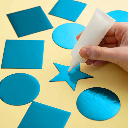 Mavi Metalize Karton 50x70