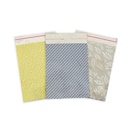 Desenli Metalize Poşet 17x25