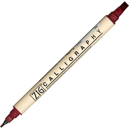 Supertrend Calligraphy Çift Uçlu Kaligrafi Kalemi 2 mm. + 5 mm. 208 Spice