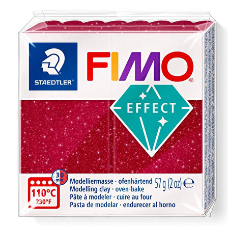 Supertrend Fimo Effect Polimer Kil 202 Galaxy Red