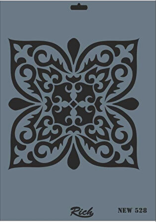 Supertrend Stencil Boyama Şablonu 25x35 cm. NEW-528