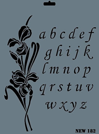 Supertrend Stencil Boyama Şablonu 25x35 cm. NEW-182