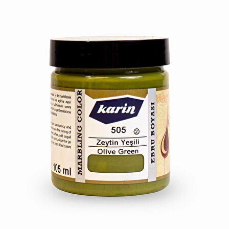 Supertrend Ebru Boyası 105 ml. 505 Zeytin Yeşili