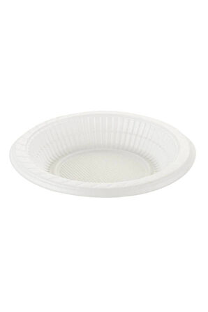 Plastik Tabak Beyaz Ekonomik 13,5cm 100lü