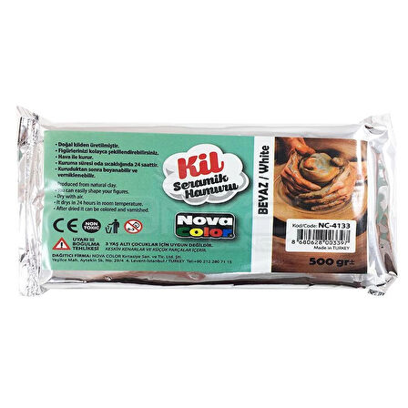 Supertrend Kil Seramik Hamuru 500 gr. Beyaz