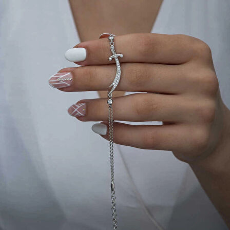 Supertrend Gümüş Zülfikar Kılıcı Kadın Bileklik