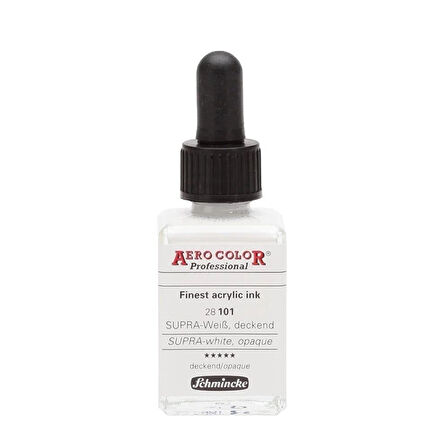 Supertrend Aero Color Akrilik Mürekkep 28 ml. 101 Supra White Opaque