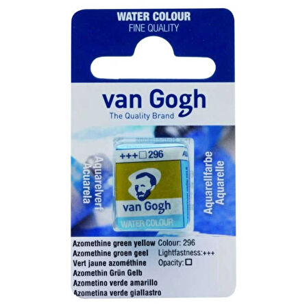 Supertrend Van Gogh 1/2 Tablet Sulu Boya 296 Azomethine Green Yellow