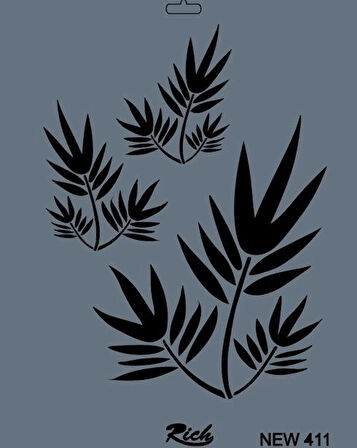 Supertrend Stencil Boyama Şablonu 25x35 cm. NEW-411