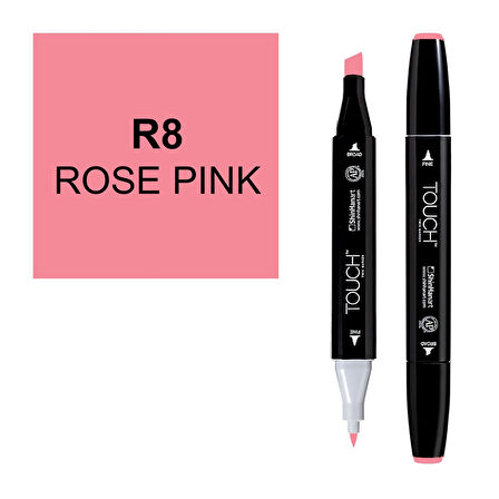 Touch Twin Marker Çizim Kalemi R8 Rose Supertrendk