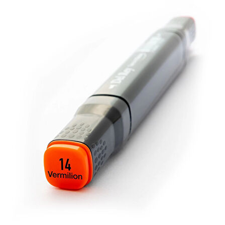 Supertrend Çift Uçlu Çizim Marker Kalemi 14 Vermilion