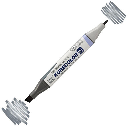 Supertrend Kurecolor Twin S Grafik Çizim Marker Kalemi 808 Natural Gray