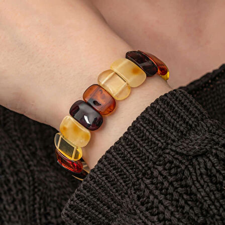 Supertrend Yetişkin Damla Kehribar Bileklik