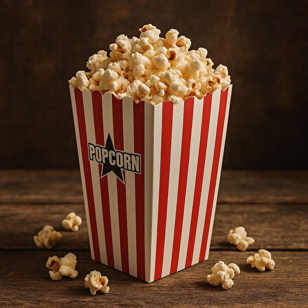 Patlamış Mısır Kutusu Küçük 100lu