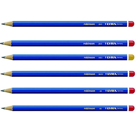 BK Supertrend Robinson Dereceli Kurşun Kalem Seti 6'Lı