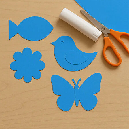 Mavi Fon Kartonu 100gr 50x70