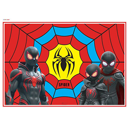 Spider Boyama Aktiviteli Parti Sunumu 8li