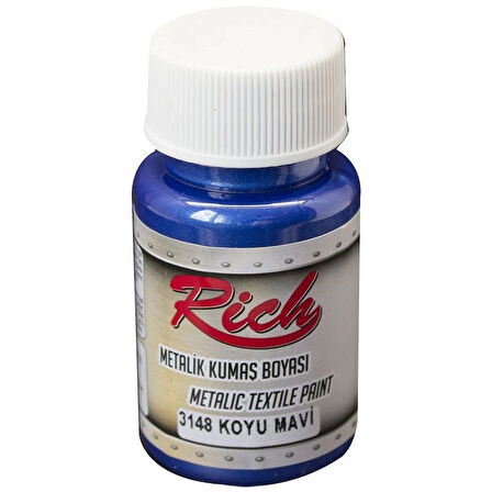 Supertrend Metalik Kumaş Boyası 50 cc. 3148 KOYU MAVİ