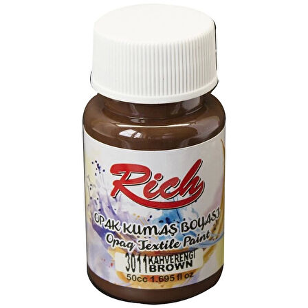 Supertrend Opak Kumaş Boyası 50 cc. 3011 KAHVERENGİ