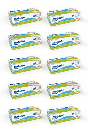Supertrend Pudralı Lateks Muayene Eldiveni M Beden 100 Adet x 10 Paket - MDR