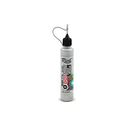 Supertrend 3D Dot Mandala Boyası 40 cc. METALİK GÜMÜŞ