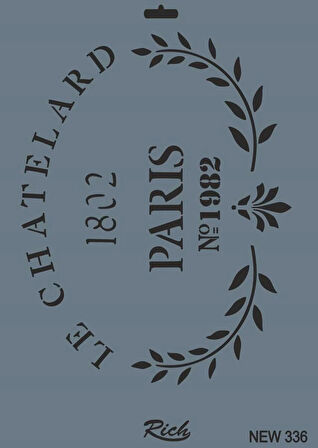 Supertrend Stencil Boyama Şablonu 25x35 cm. NEW-336