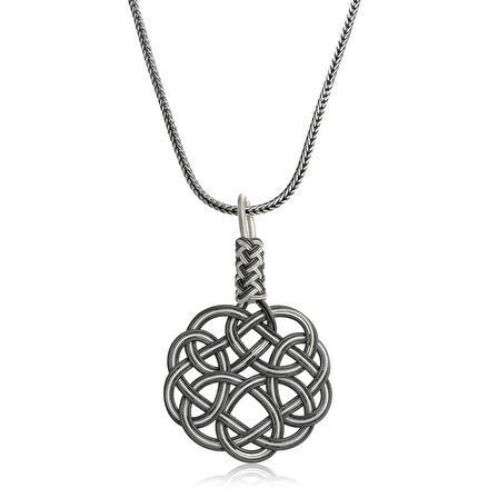 Supertrend Gümüş Kazaziye Örgü Kadın Kolye