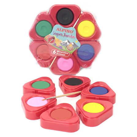 Supertrend Super Jumbo Sulu Boya 6 Renk 45 mm. Çap